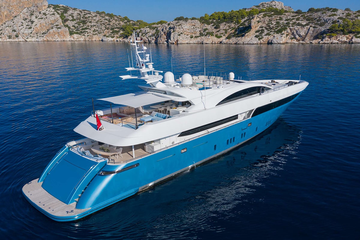 mega yacht rental cost