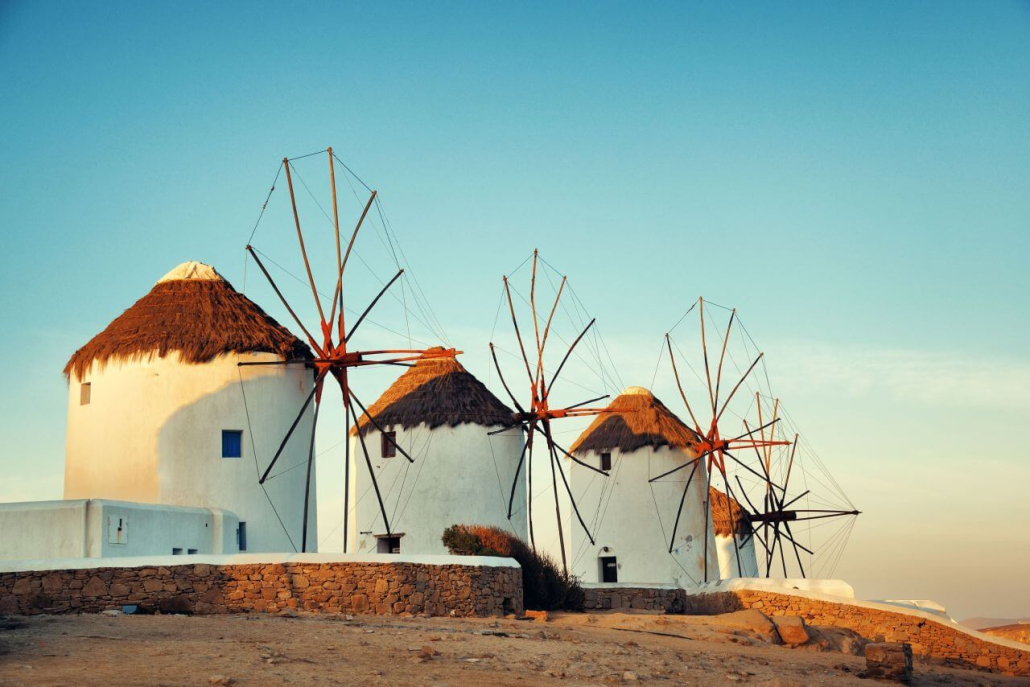 Cruising Greek islands with Mykonos